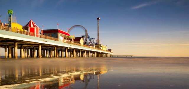 Pier with carnival